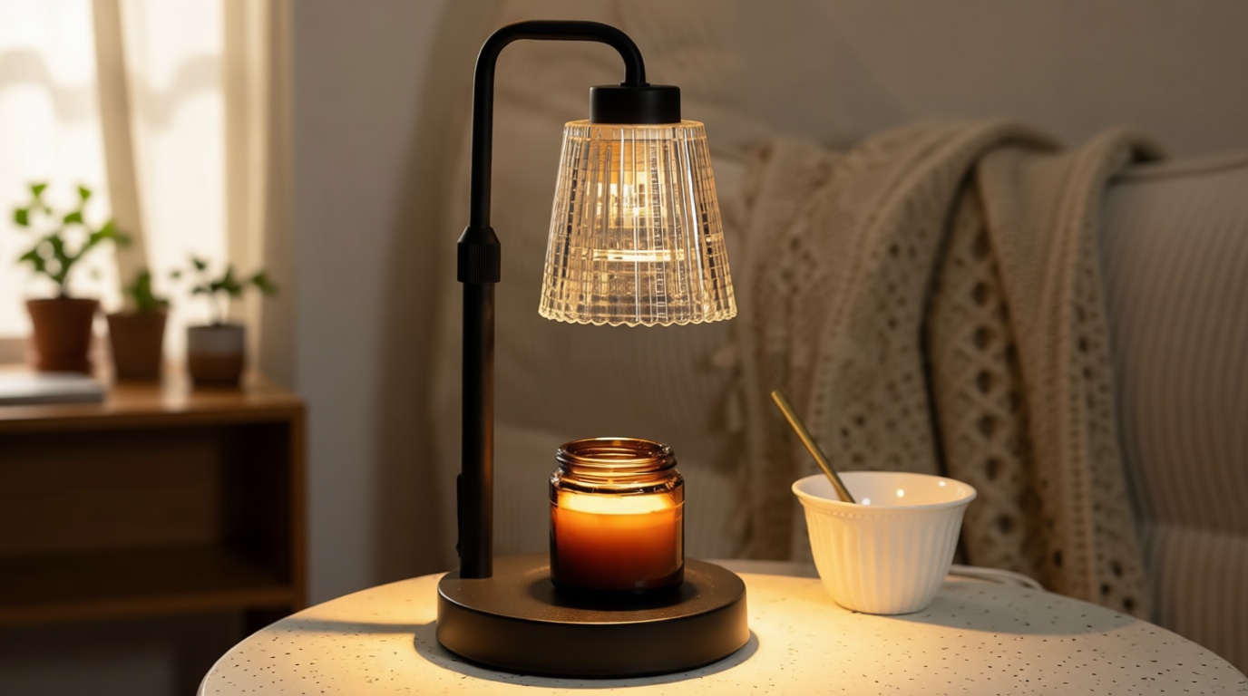 GODONLIF Candle Warmer Lamp with Timer Dimmable, Birthday Gifts for Women Mom, House Warming Gifts New Home Decor, Wax Melt Warmer for Jar Candles with 2 Bulbs Recycled Claim Standard Blended