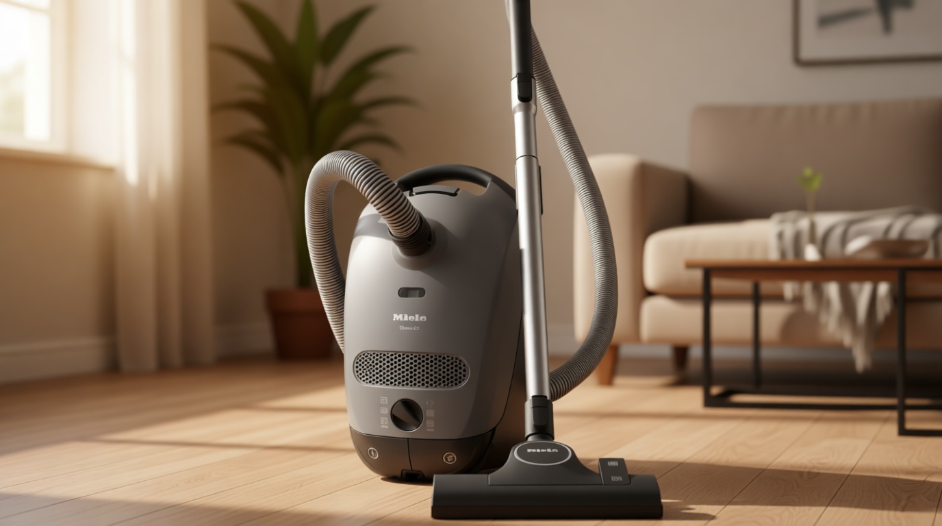 Miele Classic C1 Pure Suction Bagged Canister Vacuum, Graphite Grey - Portable, Household