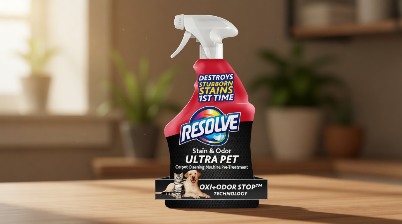 Resolve Ultra Pet Carpet Cleaner Spray – for Removal of Pet Stains & Odors, 32oz
