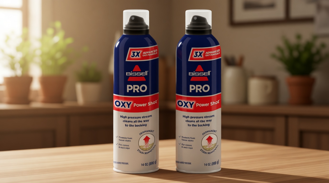 Bissell Professional Power Shot Oxy Carpet Spot & Stain Remover, 14 oz (Pack of 2), 95C9L