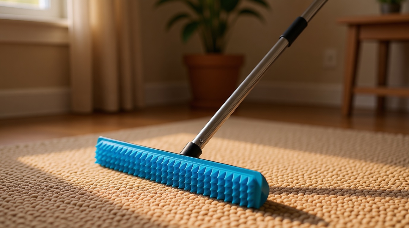 The Big Carpet Corrector- Carpet Rake to Rejuvenate Your Matted Carpet. Perfect for Hallways, Stairs, Steps, and Other High Traffic Areas.