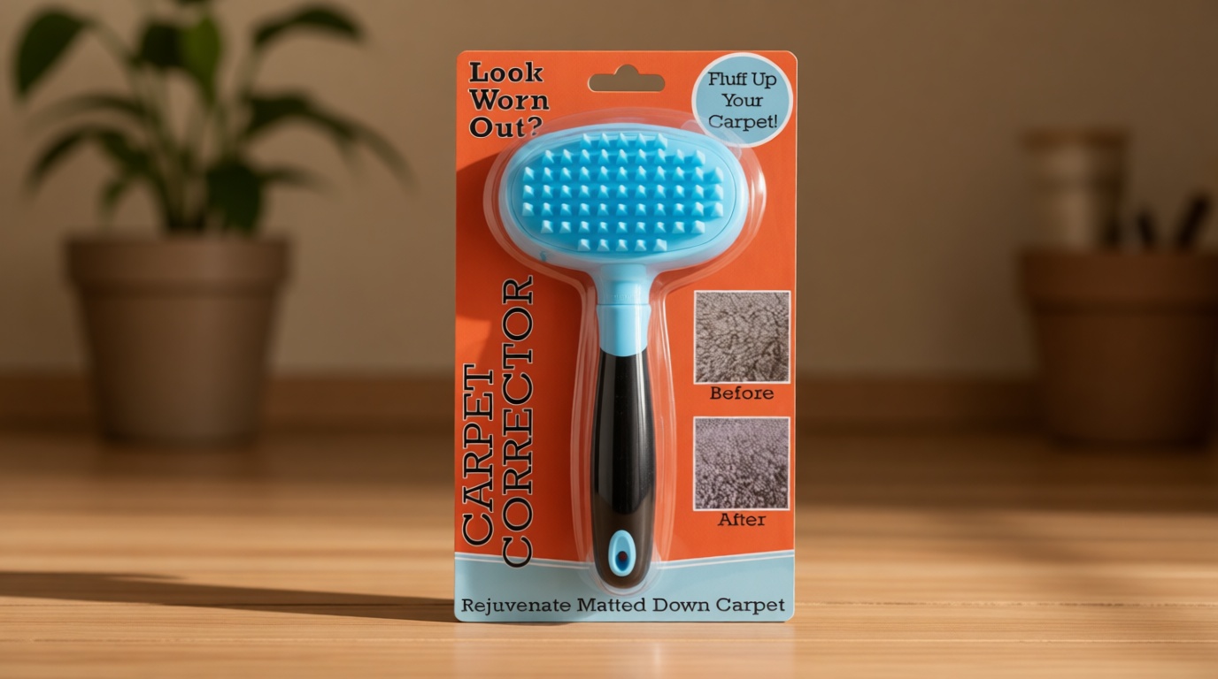 The Carpet Corrector- Rejuvenate matted Down Carpet! Great for Steps, hallways and high Traffic Areas