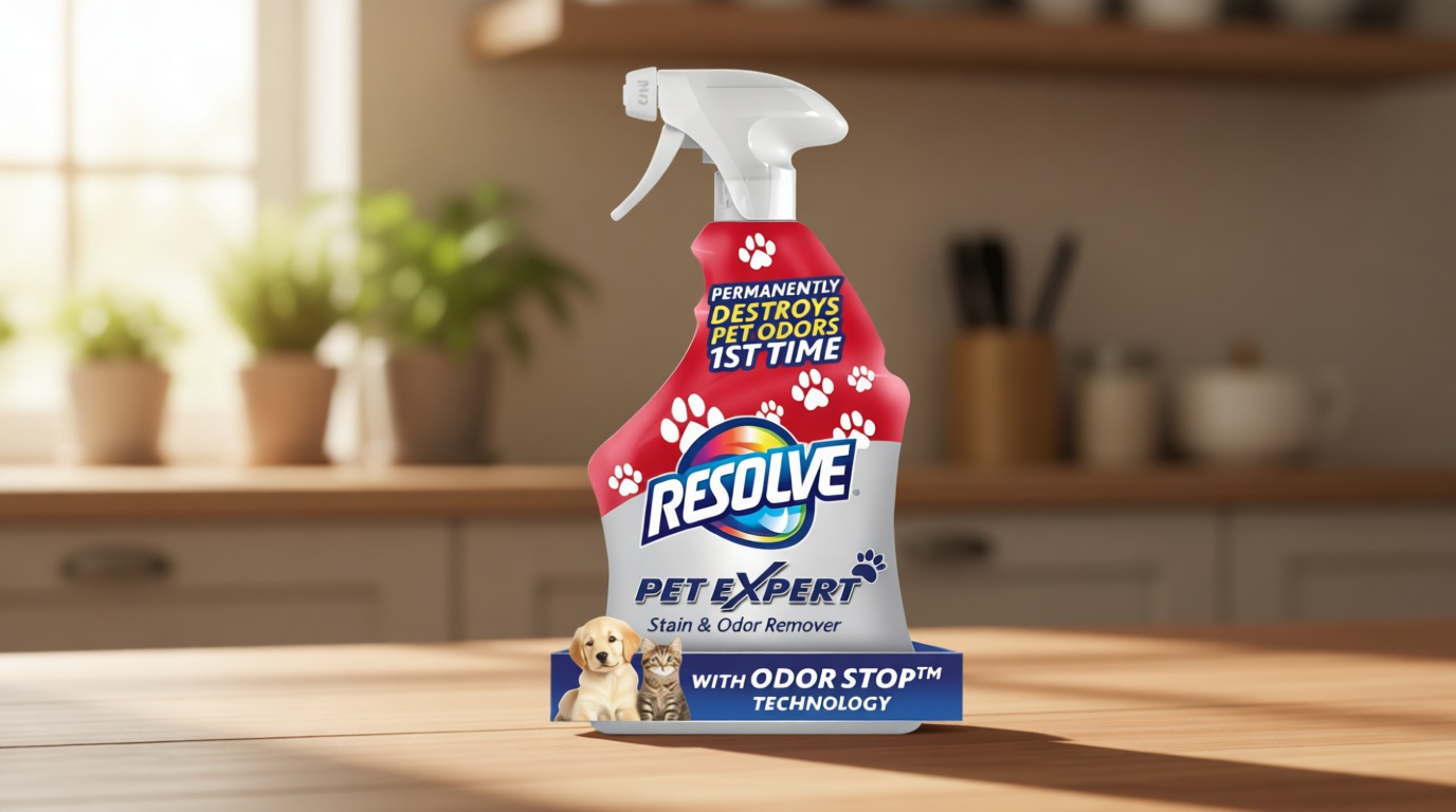 Resolve Pet Expert Stain and Odor Remover, Carpet Cleaner, Pet Stain and Odor Remover, Carpet & Upholstery Cleaner - Removes Stains and Odors, 22 oz