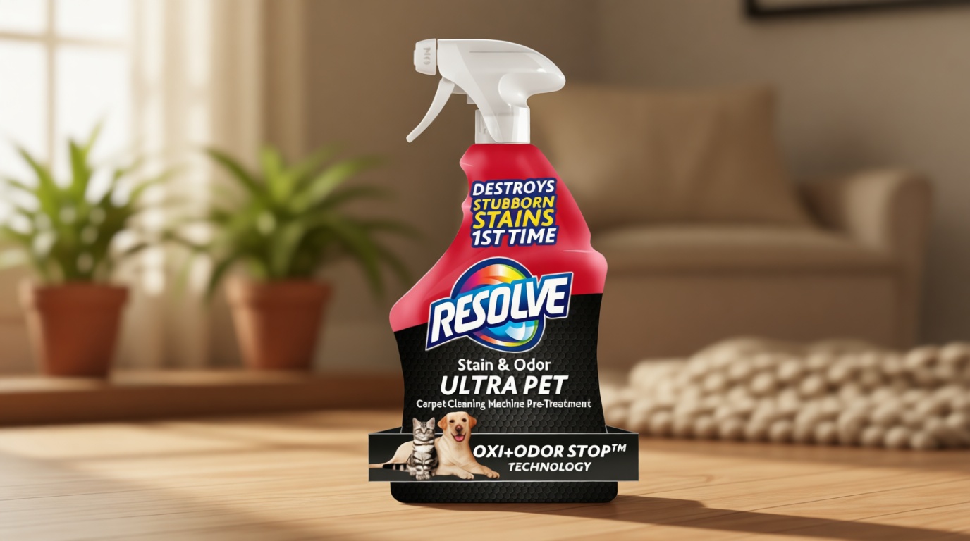 Resolve Ultra Pet Carpet Cleaner Spray – for Removal of Pet Stains & Odors, 32oz