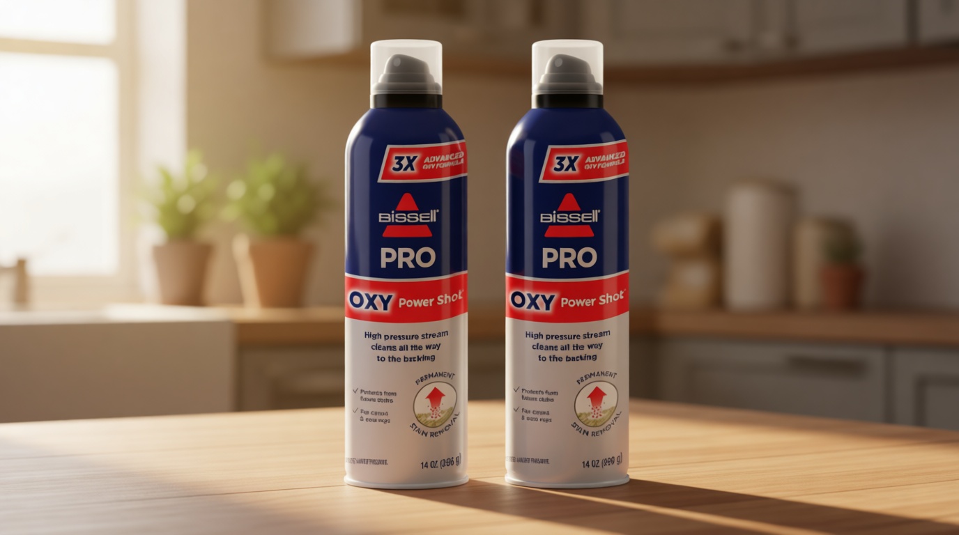 Bissell Professional Power Shot Oxy Carpet Spot & Stain Remover, 14 oz (Pack of 2), 95C9L