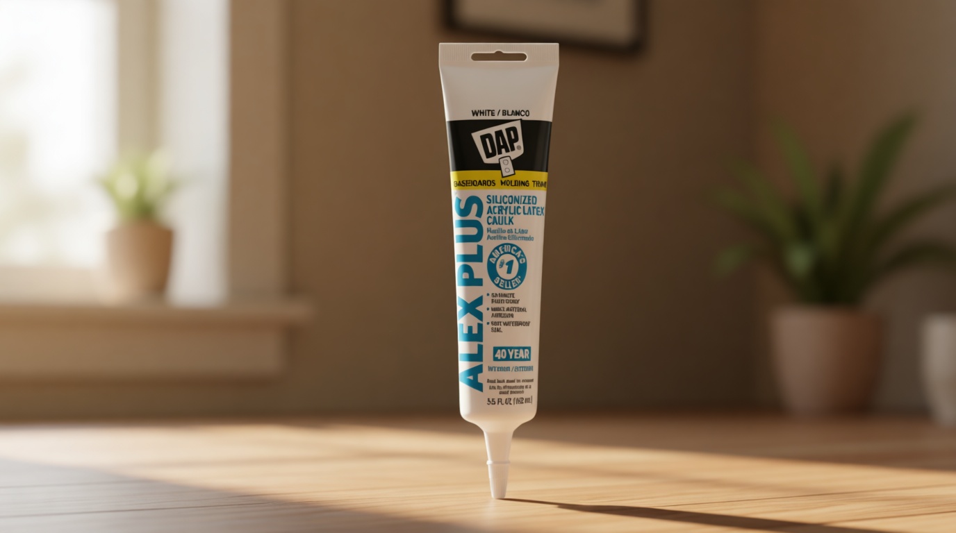 Caulk, 5.5 oz, White