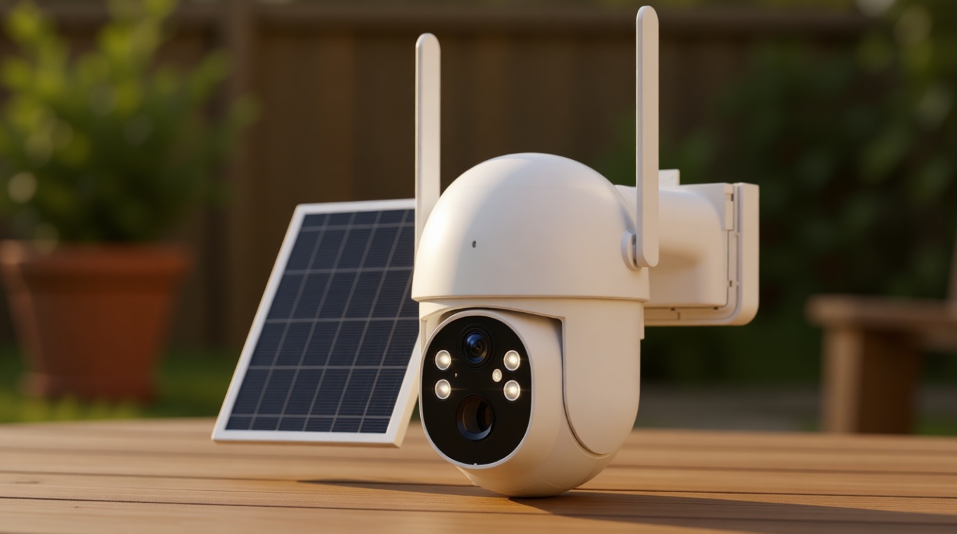 SANSCO 4G LTE Cellular Solar Security Camera, Lifetime Free Unlimited Data, No Monthly Fee, No WiFi Wireless Outdoor Cam, 2K Color Night Vision, 360° PTZ, 2-Way Audio, Built-in SIM, 64G TF Card, TUYA