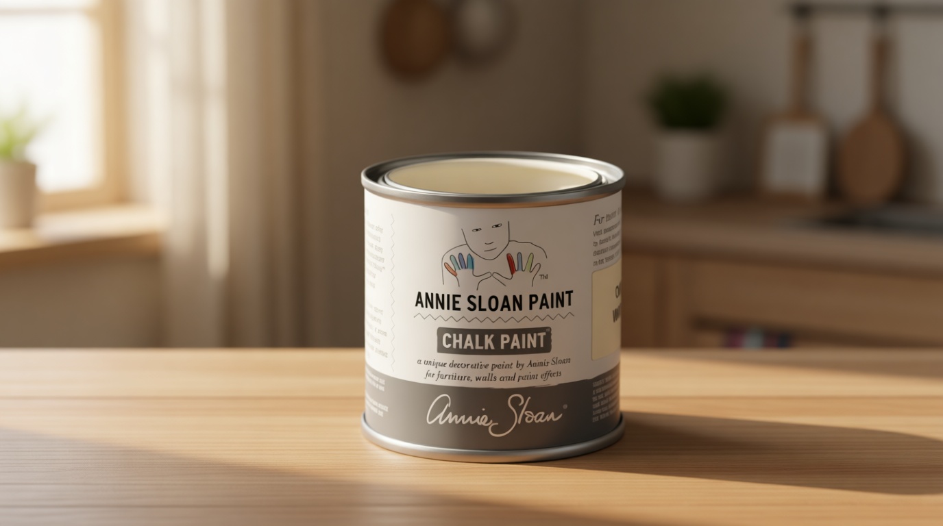 Annie Sloan Chalk Paint® (Old White, 120 ml/4.06 Fl Oz) a unique decorative paint for furniture, cabinets and home décor with no sanding or priming