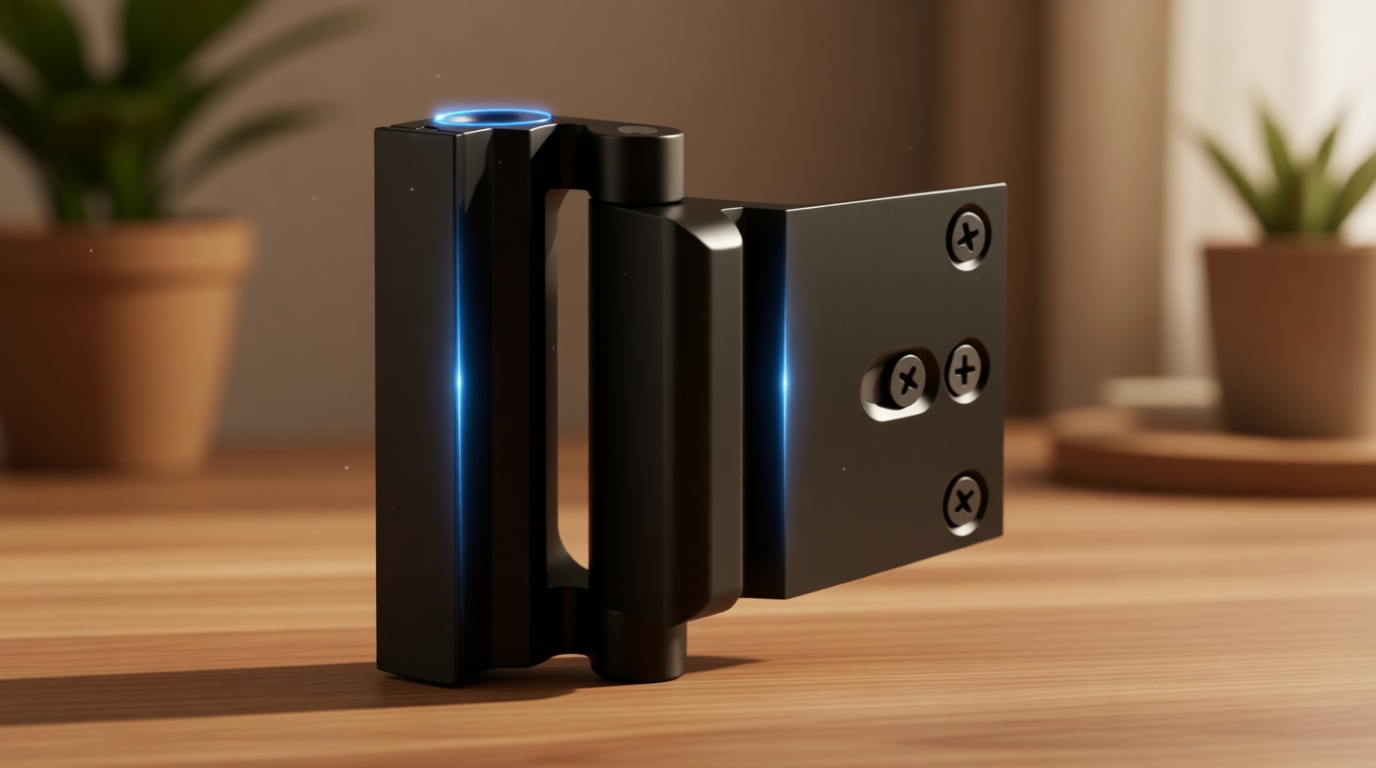 Home Security Door Lock Reinforcement - Child Proof High Security Door Locks with 3" Stop Withstand 800 lbs for Inward Swinging Front Door, Night Kids Safety Metal Flip Deadbolt Latch Defend Home ClimatePartner certified