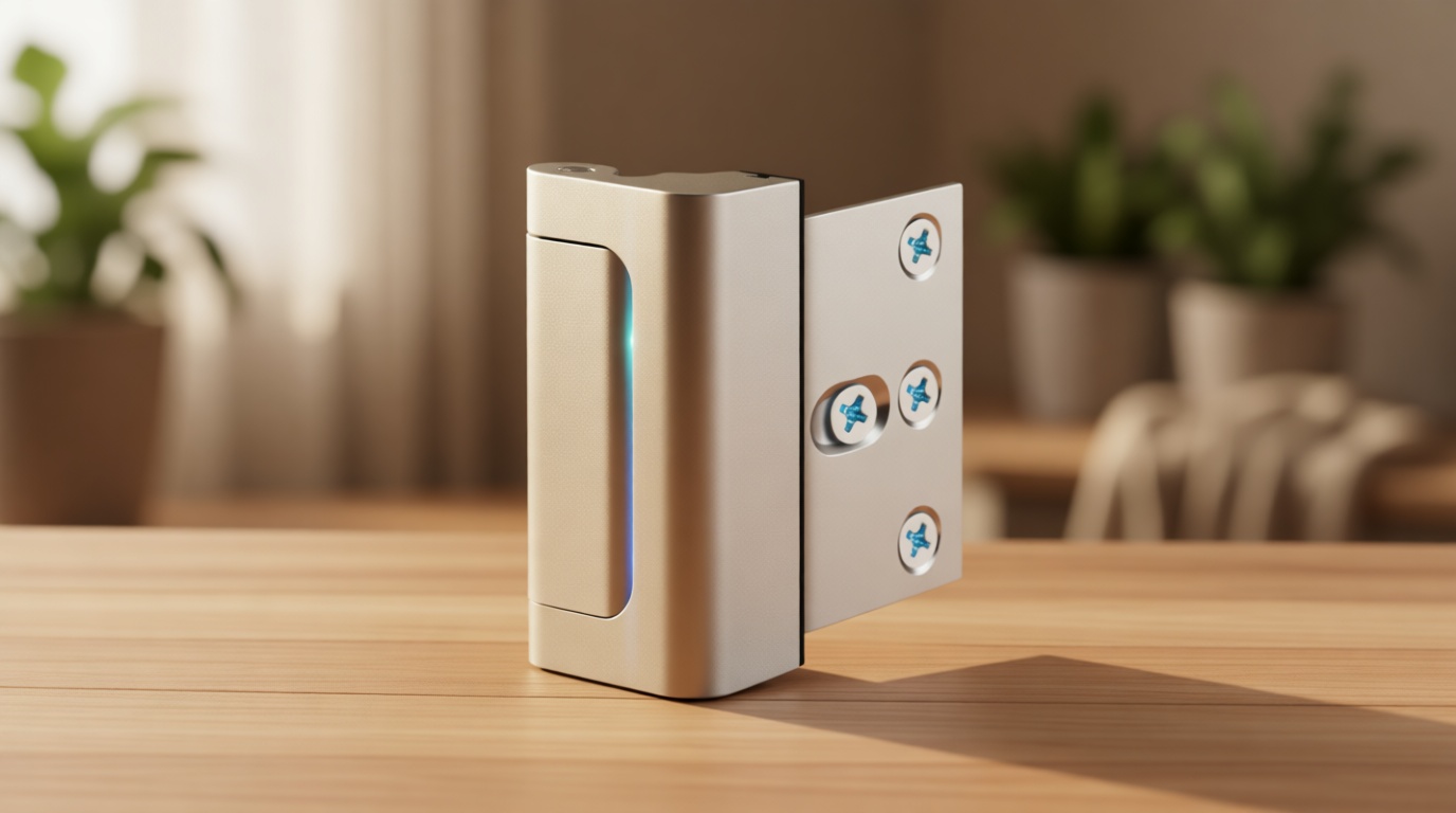 EverPlus Home Security Door Lock for Kids Safety, Childproof Reinforcement Latch for Front Door Withstand 800 lbs for Inside Swinging Doors, Upgraded Metal Child Safety Lock Defend Home ClimatePartner certified