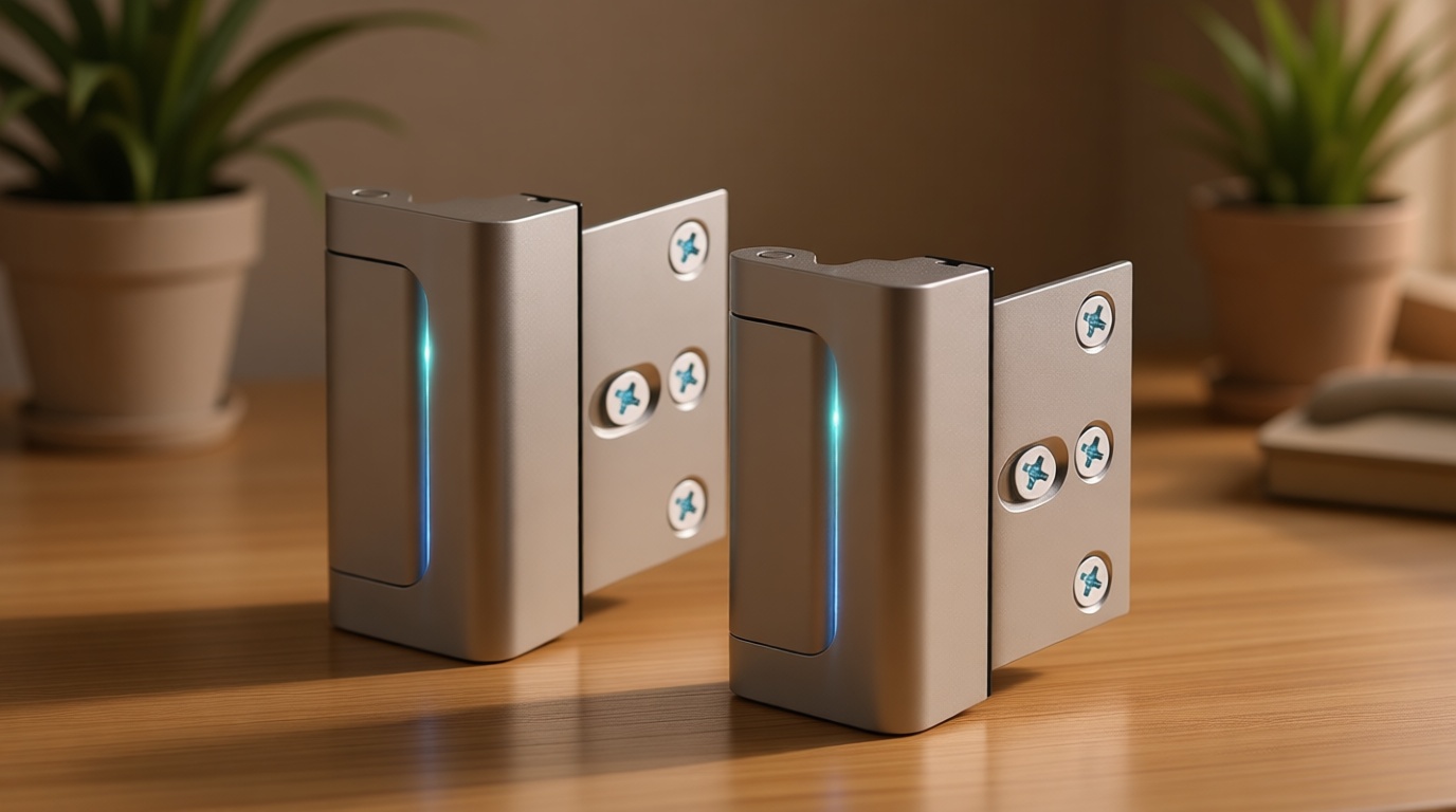 Home Security Door Lock, 2 Pack Childproof Door Reinforcement Lock with 3 Inch Stop Withstand 800 lbs for Top Front Inward Swinging Door, Upgrade Flip High Night Lock to Defend Your Home Kids ClimatePartner certified