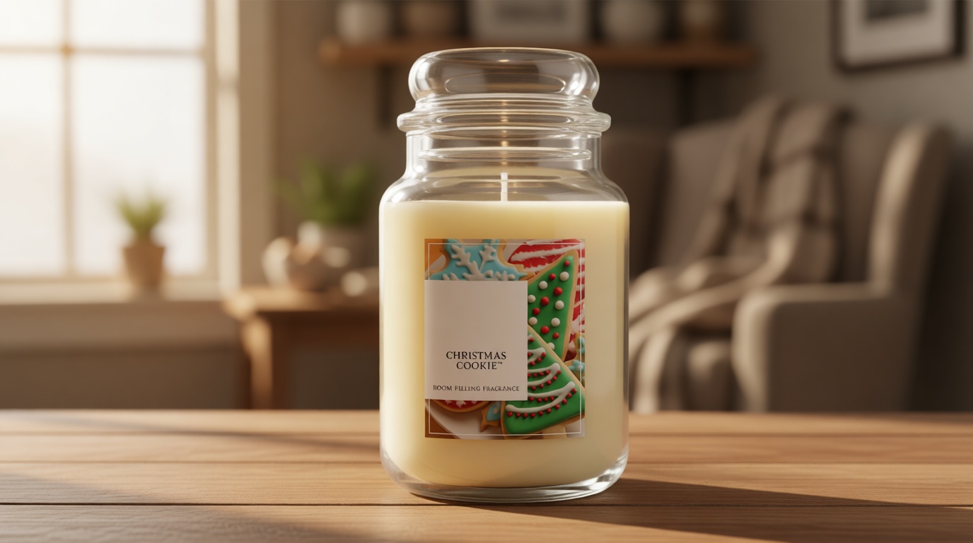 Yankee Candle Christmas Cookie Scented Candle, 22oz Large Jar with up to 150 Hour Burn Time, Giftable