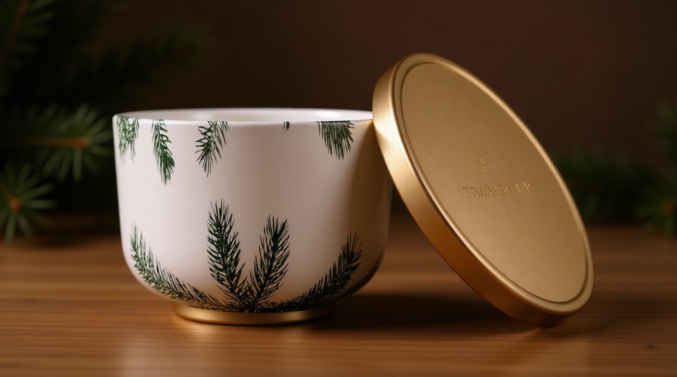 Thymes Scented Candles for Women & Men – Tin with Lid – Luxury Home Decor – Holiday Candles with Notes of Crisp Siberian Fir Needles, Cedarwood, & Sandalwood (Frasier Fir, 6.5 oz)