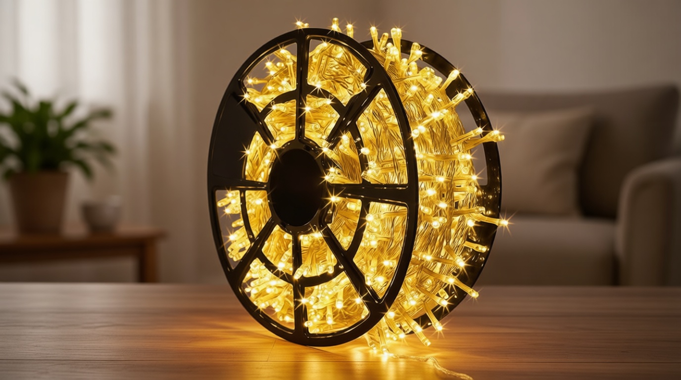 JMEXSUSS 168FT 600 LED String Lights for Outside Clear Wire, Warm White Christmas Lights Outdoor Waterproof, Tree Lights Outdoor Plug in for Patio Wedding Party Holiday Christmas Bedroom Pergola Decor Global Recycled Standard