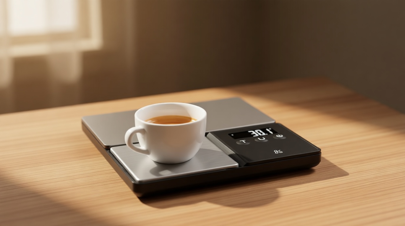 Greater Goods Digital Espresso and Coffee Scale - 750 x 0.1g, Mini Scale with 6 Units of Measurement
