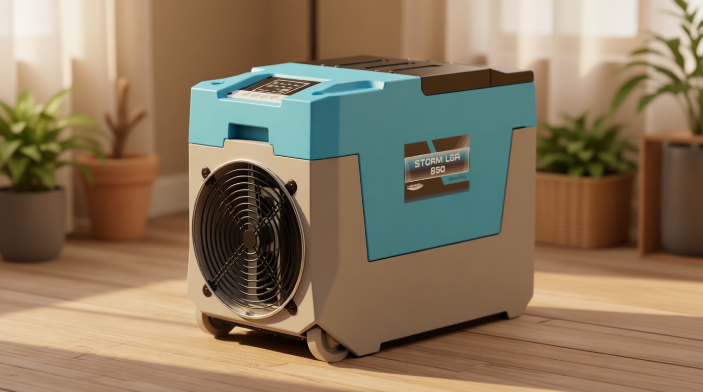 AlorAir 180 PPD LGR Commercial Dehumidifier with Pump, Heavy Duty Industrial Dehumidifiers Water Damage Restoration for Homes, Basements, Garages, Gym and Job Sites, Winter Storm (Blue)