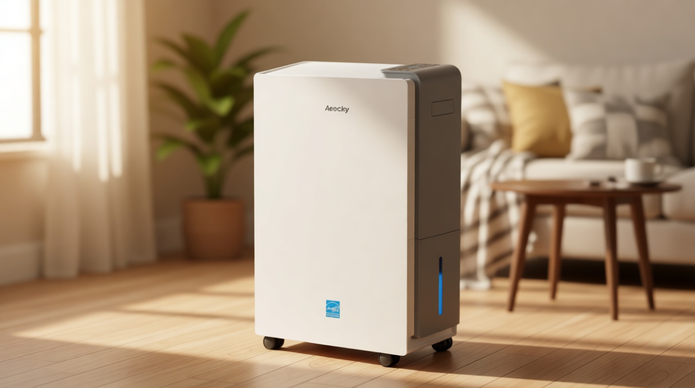 4500 Sq.Ft Energy Star Most Efficient 2025 Dehumidifier,AEOCKY Max 80 Pint/Day Smart Compressor Dehumidifier with Drain Hose, Intelligent Humidistat,for Basement,Bedroom,Home,Bathroom Global Recycled Standard