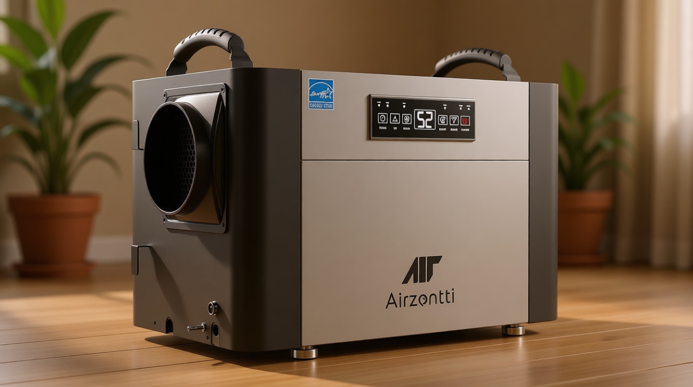 155 Pints Commercial Dehumidifier for Basement with Pump and Drain Hose, Large Space Dehumidifier for Crawl Space, Attic, Garage, Home, Industrial, Water Damage, Auto Defrost, Energy Star