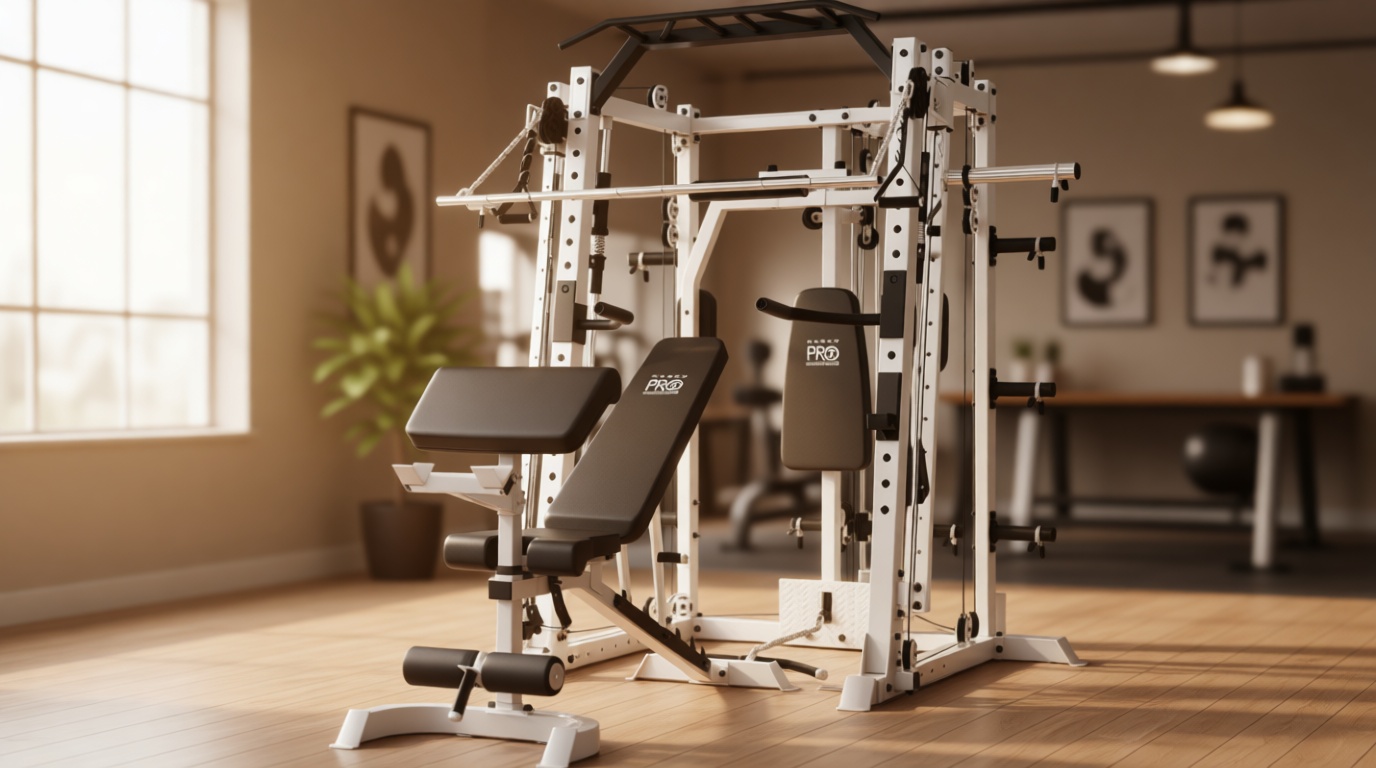 Marcy Smith Machine Cage System Home Gym Multifunction Rack, Customizable Training Station