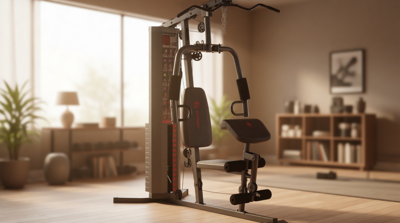 Marcy Multifunction Steel Home Gym 150lb Weight Stack Machine