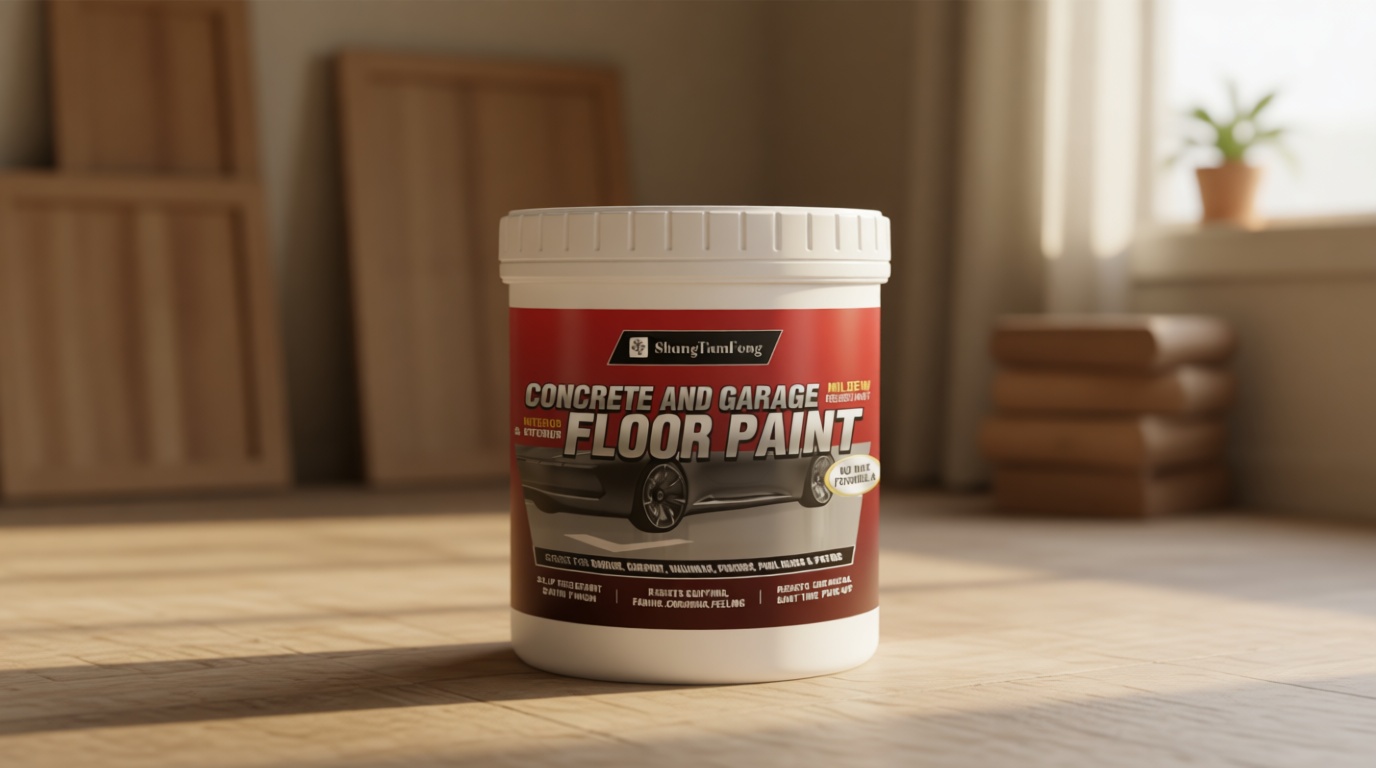 Professional Floor Paint Kit (Slate Gray, 5 Gallon, 800-1000 sq.ft) - Sea Gray Acrylic Concrete Coating for Garages & Basements | Single Component Formula | Scratch Resistant & Low VOC | Ready-to-Use