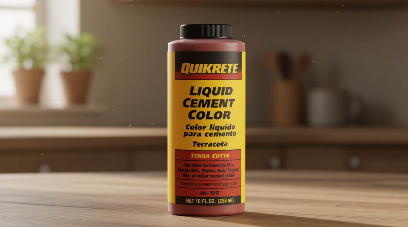 Quikrete Concrete Colorant Bottle, Terracotta, 10 oz