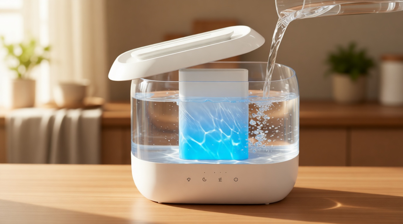 Dreo Humidifiers for Bedroom, 4L Top Fill for Large Room, 36H Runtime, 28 dB Quiet Supersized Cool Mist Air Humidifier for Baby Nursery, Plants, Indoor, Night Light, Easy to Clean & Fill, White