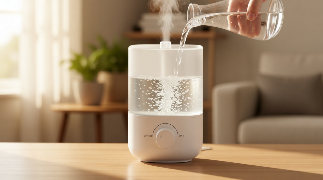 LEVOIT Top Fill Humidifiers for Bedroom, 2.5L Tank for Large Room, Easy to Fill & Clean, 28dB Quiet Cool Mist Air Humidifier for Home Baby Nursery & Plants, Auto-shut off for Safety, 25H