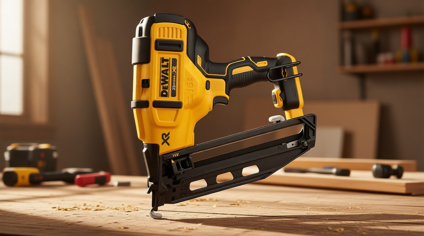 DEWALT 20V MAX* Finish Nailer, Angled, 16GA, Tool Only (DCN660B)
