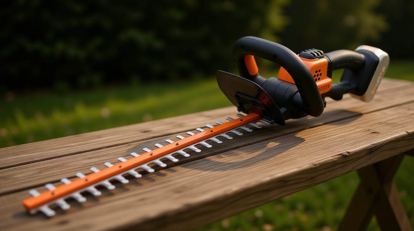 WORX 22" Cordless Hedge Trimmer, Electric Hedge Trimmer with Dual-Action Blades, Lightweight Bush Trimmer with 4.4 LBS, Battery & Charger Not Included, WG261.9