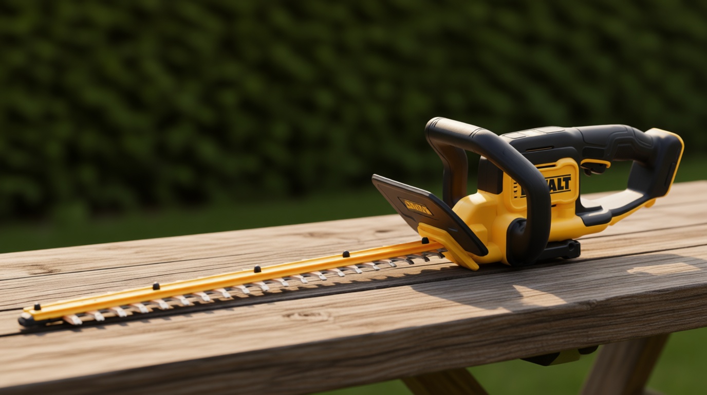 DEWALT 20V MAX 22" Cordless Hedge Trimmer, Bare Tool Only (DCHT821B)