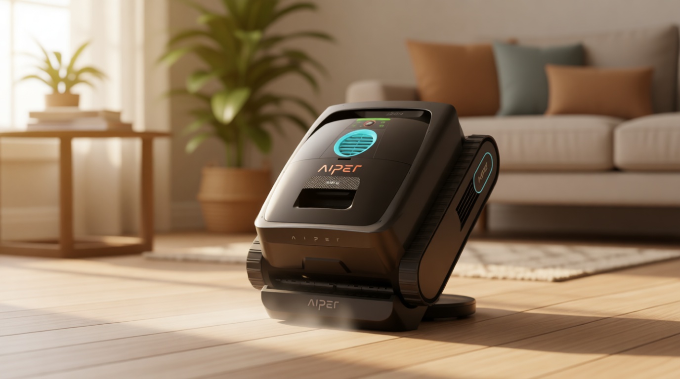 (2026 New) AIPER Scuba V3 AI Vision Cordless Robotic Pool Cleaner, 10x Faster Pool Cleaning with AI Patrol, 24/7 Auto Cleaning, Smart Waterline Parking & Multi-Layer Filtration, Gray ClimatePartner certified