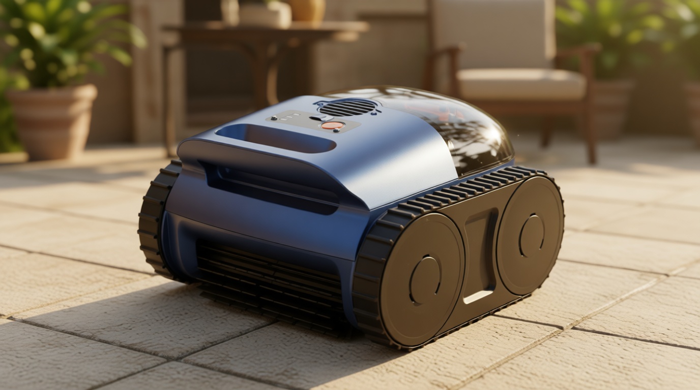 Cordless Robotic Pool Vacuum with Smart Navigation & Track Drive, Dual 180W Brushless Motor, Wall & Waterline Climbing, 150-Min Runtime, Pool Robot for Inground & Above-Ground Pools up to 2,150 Sq.Ft.