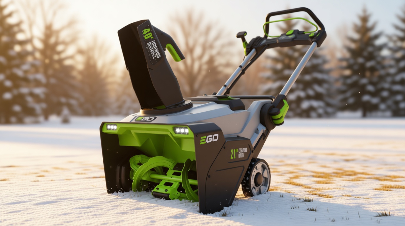 EGO Power+ SNT2110 Peak Power 21-Inch 56-Volt Cordless Snow Blower with Steel Auger Battery and Charger Not Included,Black