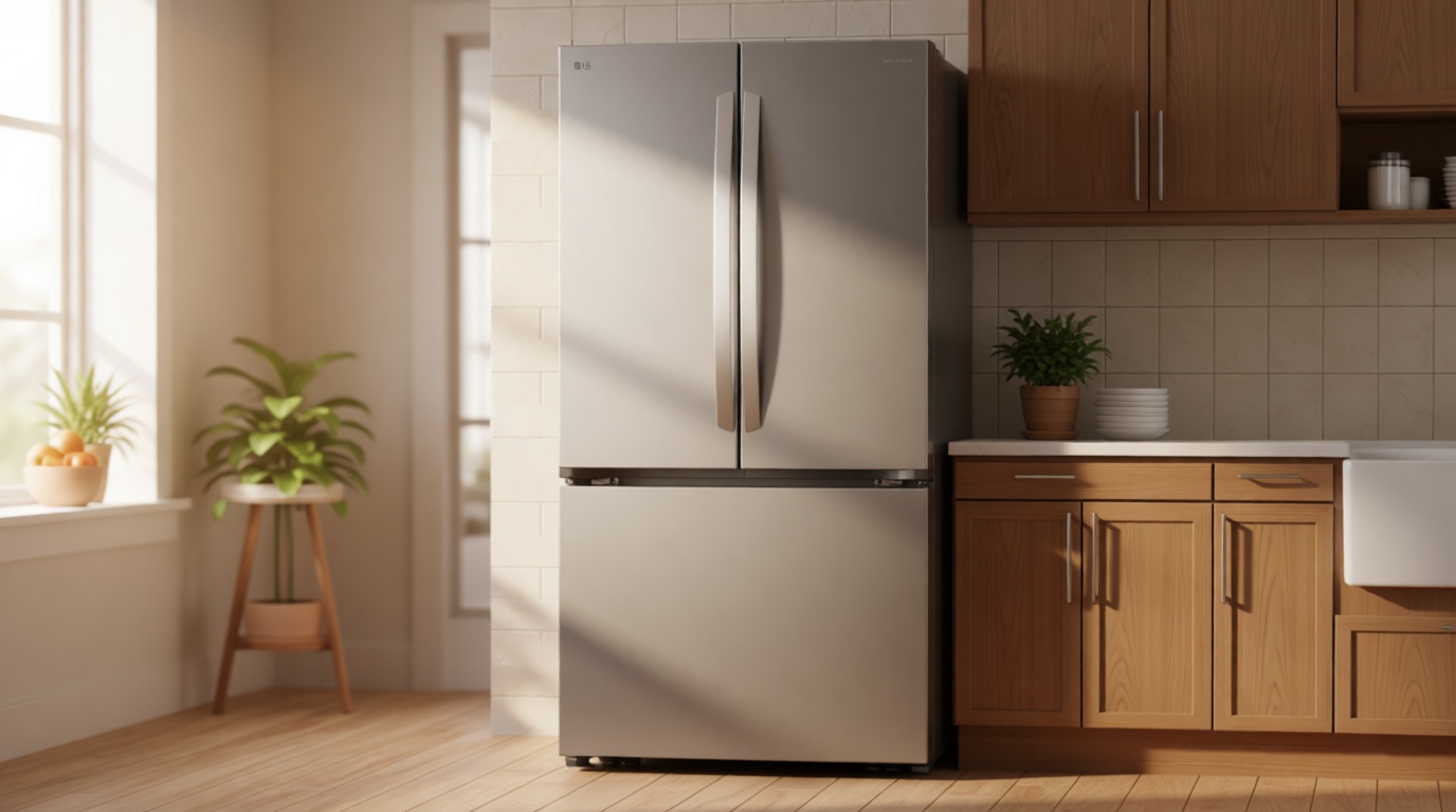 LG LF21G6200S 21 Cu. Ft. Stainless Counter-Depth 3-Door French Door Refrigerator ENERGY STAR