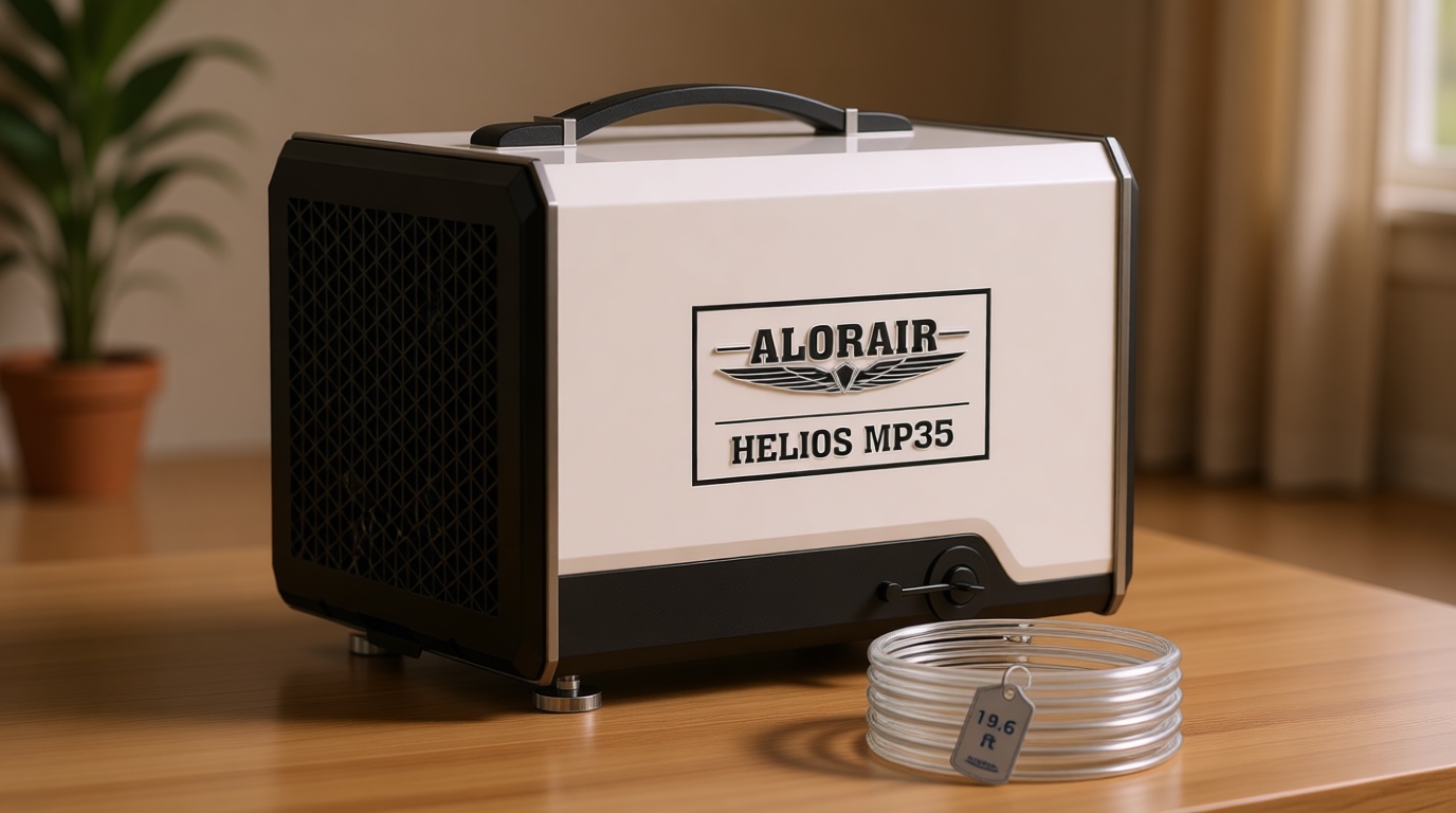 ALORAIR 70 Pints Crawl Space Dehumidifier with Pump and Drain Hose, Compact Basement & Commercial Dehumidifier for Water Damage Restoration, Covers Up to 1,000 Sq. Ft., 5-Year Limited Warranty