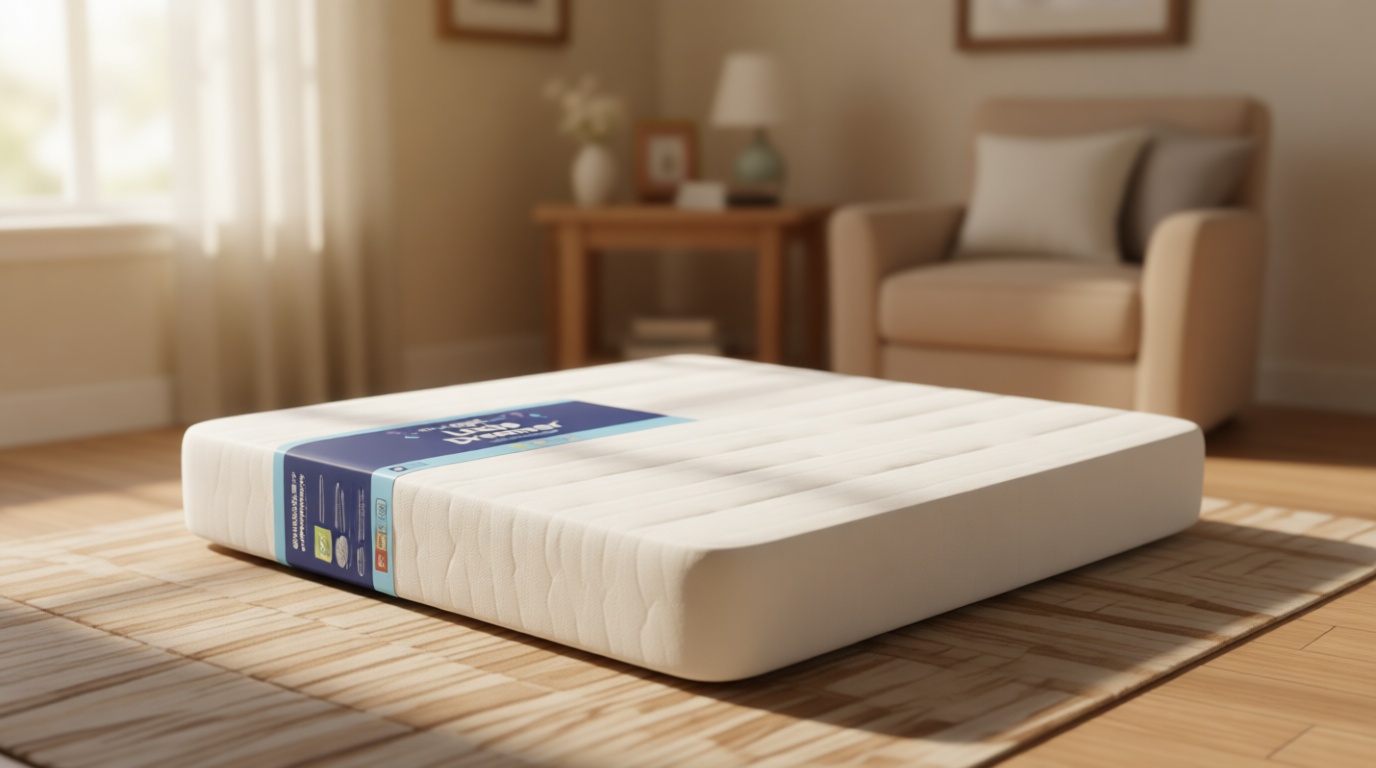 Moonlight Slumber Little Dreamer Crib Mattress – Dual-Sided Baby and Toddler Mattress, Firm Infant Support, Waterproof and Hypoallergenic, 5" Foam, Standard Size, Made in USA