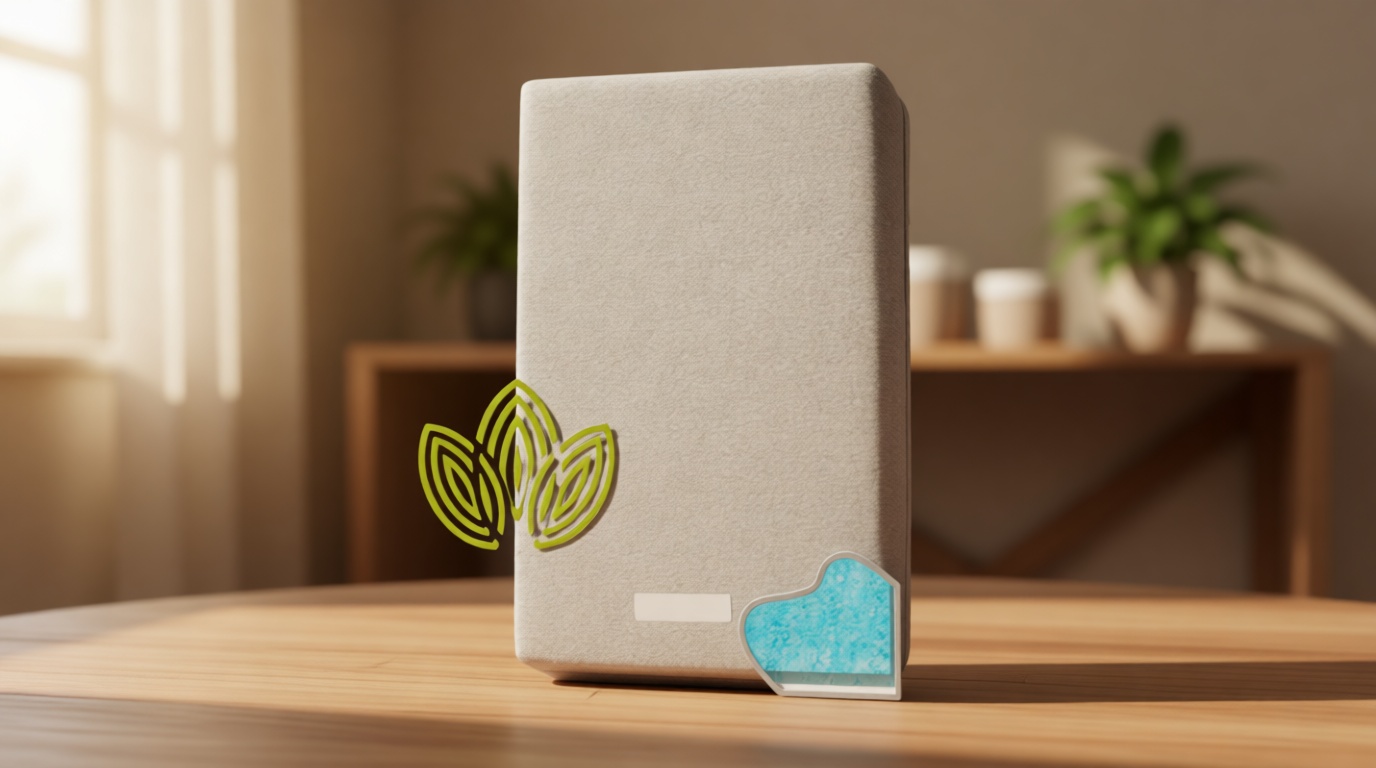 Organic Cotton Dual-Sided Crib Mattress | 2-Stage Premium Memory Foam CertiPUR-US Hypoallergenic Baby Mattress, Firm Support for Infant, Cooling Gel for Toddler, Waterproof Washable Cover, 52x27.5x5.5