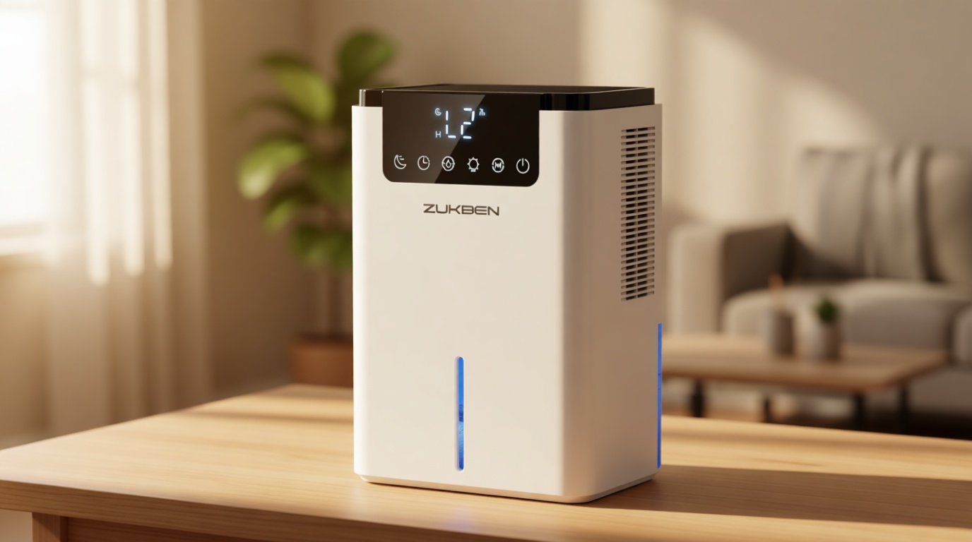 Dehumidifier,75 OZ Water Tank (500 sq.ft) Dehumidifiers for Home,Quiet Dehumidifier for Bathroom Bedroom Basement RV with 12H Timer,Auto Shut Off,7 Colors LED Light,Sleep Modes(2200ML)