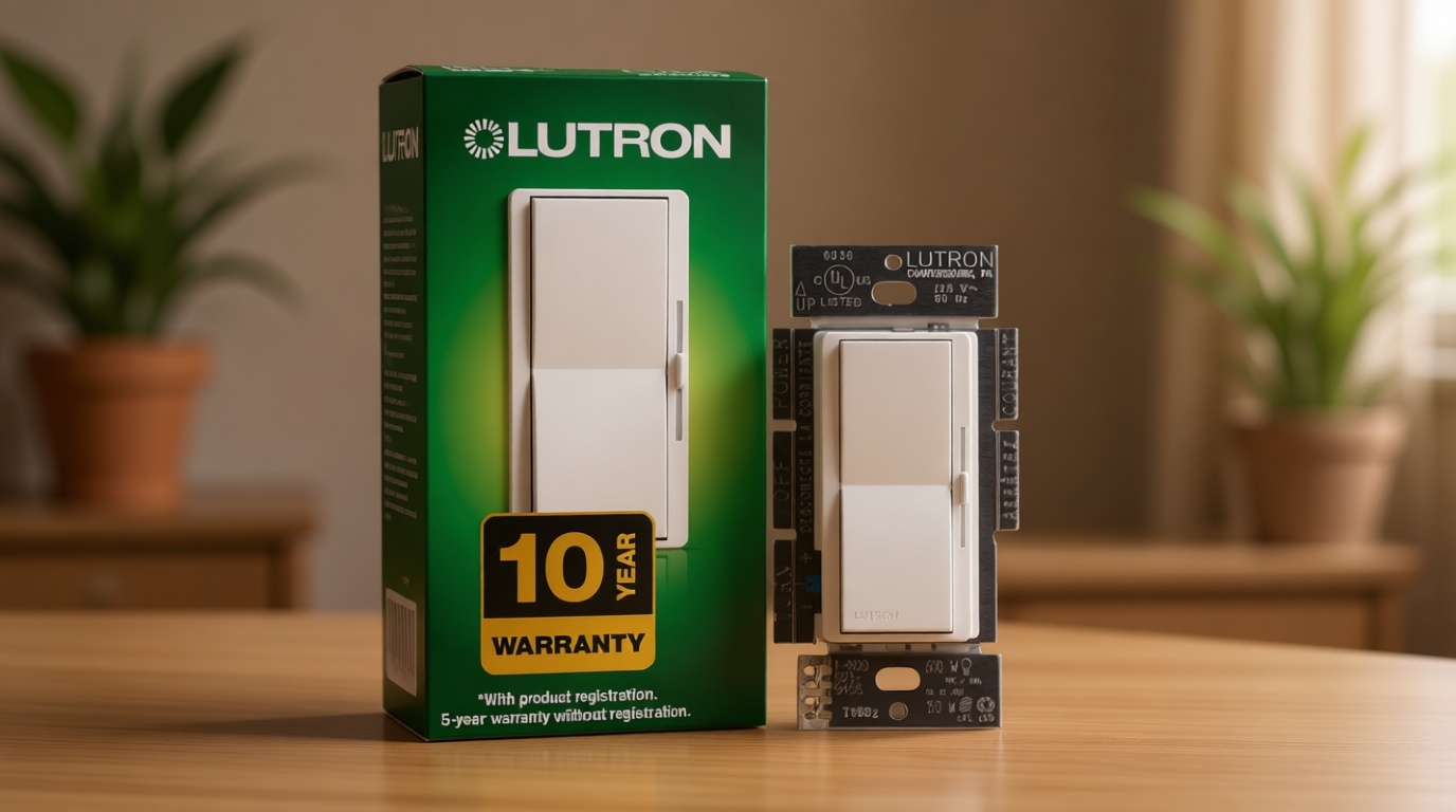 Lutron Diva LED+ Dimmer Light Switch for Dimmable LED, Halogen, and Incandescent Bulbs, 150 Watt, Single-Pole or 3-Way, DVCL-153P-WH, White