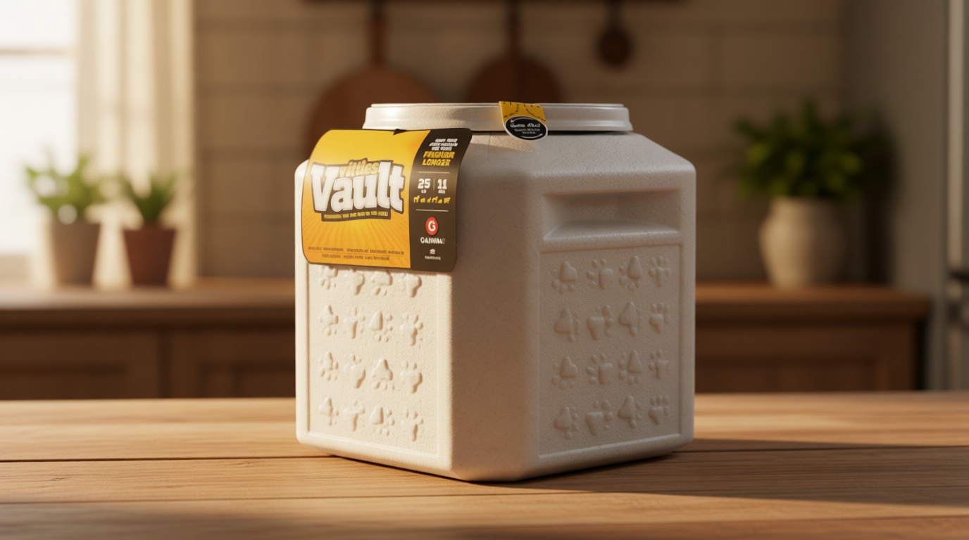 Gamma2 Vittles Vault Pet Food Storage Containers - Sealed Dog and Cat Food Storage Container, Fits up to 25lbs, Made in the USA - [12"L x 13.75"H]
