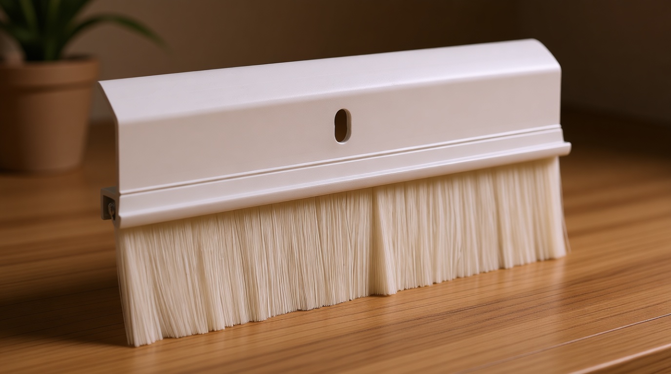 Frost King SB36W Extra Brush Door Sweep, 2in Wide x 36in Long, White-Aluminum