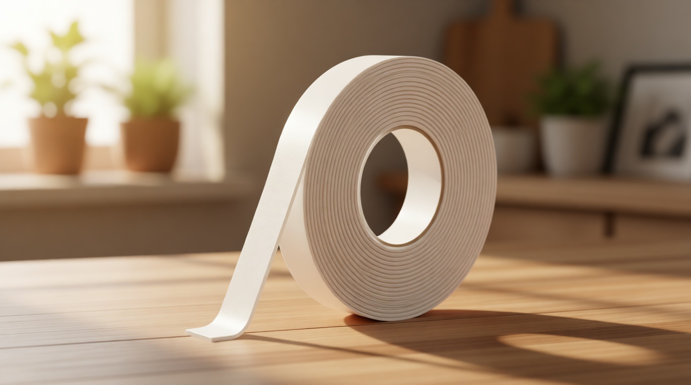 Art3d Double-Sided Mounting Tape (10FT), Multipurpose Removable Adhesive Foam Tape, Transparent, Household