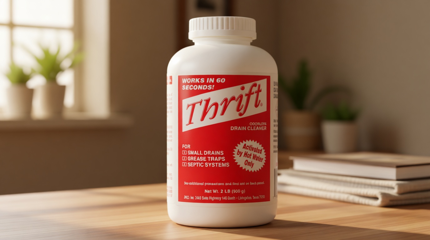 Thrift Marketing GIDDS-TY-0400879 Drain Cleaner 2 lb , White