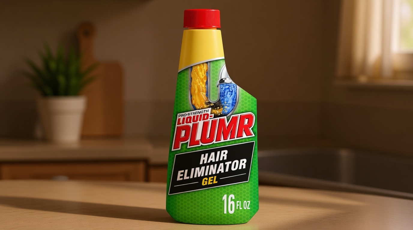 Liquid-Plumr Pro-Strength Hair Eliminator Gel Clog Remover, Hair Clog Remover and Drain Opener, Safe for All Septic Systems and Pipes, 16 fl. oz. Bottle