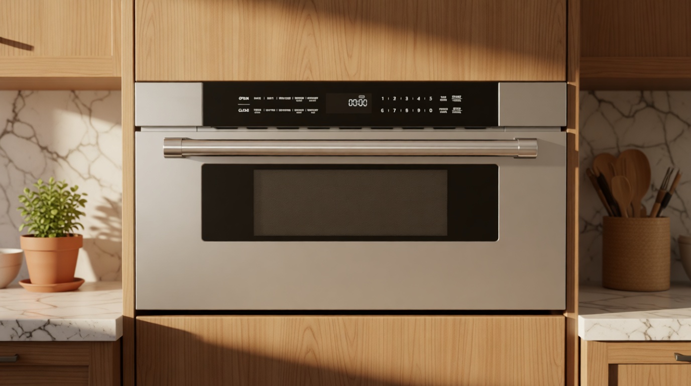 KoolMore 30 in. Microwave Drawer, 1.2 cu. ft. Capacity in Stainless-Steel (KM-MD30-SS)