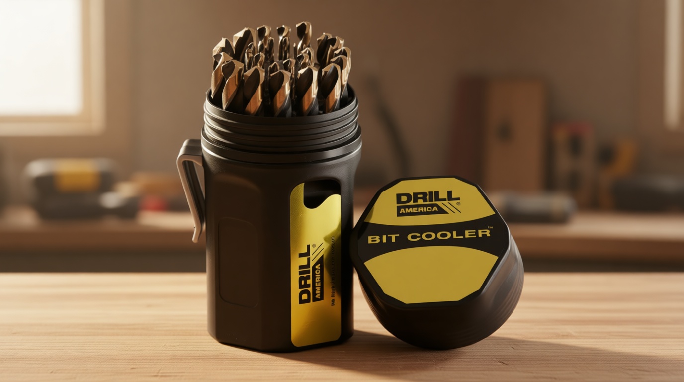 Drill America - KFD29J-PC 29 Piece Heavy Duty High Speed Steel Drill Bit Set with Black and Gold Finish in Round Case (1/16" - 1/2" x 64ths), KFD Series