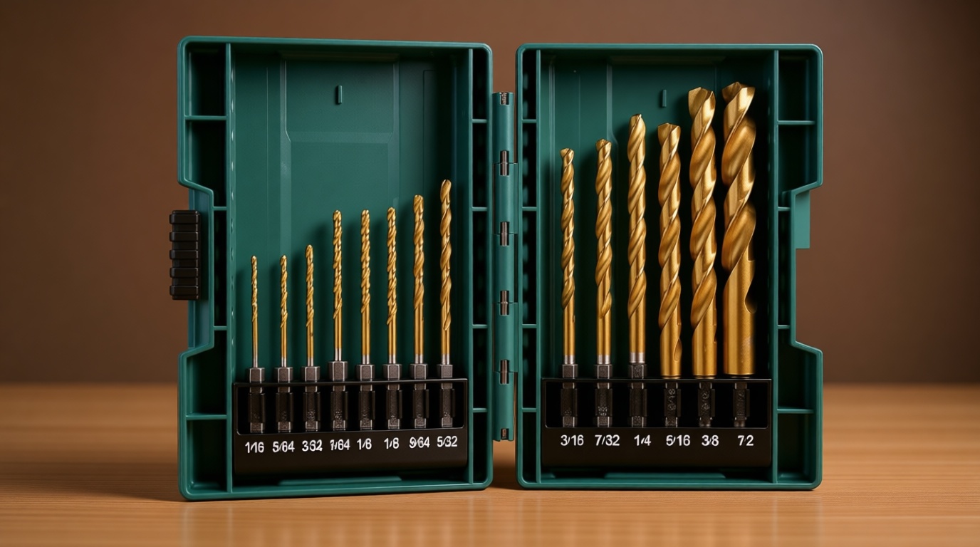 Makita B-65399 Impact Gold 14 Pc. Titanium Drill Bit Set, 1/4 in. Hex Shank