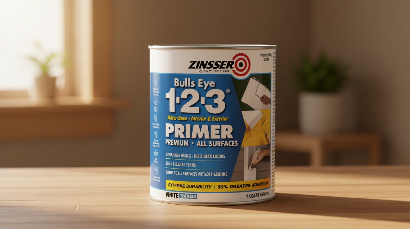 1 Quart Bulls Eye 1-2-3 Primer Sealer Stain Killer