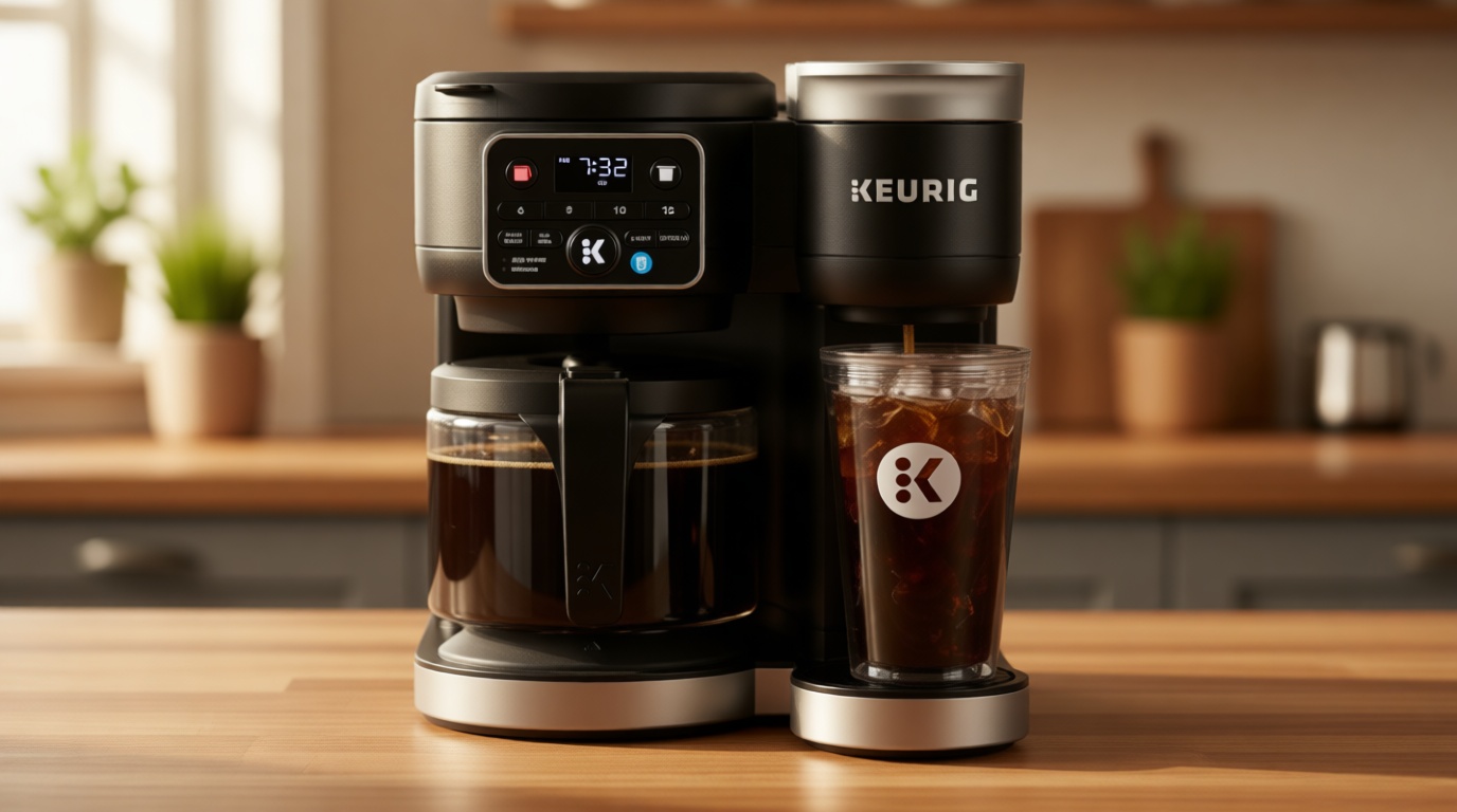 Keurig K-Duo Hot & Iced Single Serve & Carafe Coffee Maker, MultiStream Technology, 72oz Reservoir (Gen 2)
